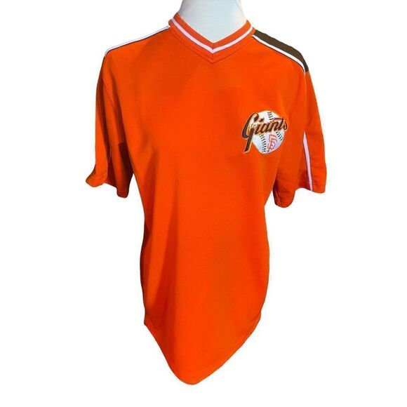 Genuine Merchandise True Fan SF Giants V-Neck Jersey Size Medium-Vintage - Picture 6 of 8